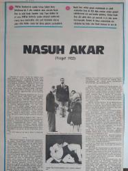 Milliyet Magazin Gazetesi - Nasuh Akar Posteri - 26x38cm boyutundadır - S1946'da Stockholm'de yapılan Avrupa Serbest Güreş Şampiyonası'nda 4 altın madalyalı adam arasında Nasuh Akar da vardı - Gazete tam değildir sadece poster kısmıdır - Tek yaprak arkalı önlüdür