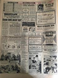 HÜRRİYET GAZETESİ 5 ŞUBAT 1967 YIL :19 SAYI :6743---İnönü 8 leri suçladı --İşkence yapan karı -koca ayrı hücrelere kondu ---Feyzioğlu İnönü ye bir kanadın taraftarı  olmayın dedi ---Nahide nin ailesi perişan durumda : Nahide nin  yetiştirme yurdundaki arkadaşları da üzüntü içinde --Kayıp 100 köylüden hiç bir  haber alınamadı --Çantasını  kapıp kaçtığı hanım meğer savcıymış ---Gözleri yaşlı baba ,kızını geri getirmek için  teşebbüse  geçti --Denizli yolunda ki trafik kazasında  3 ölü ,6 yaralı var ---Parklar ve tarihi eserler fenerlerle ışıklandırılacak ---Amerika da Mürettebatlı Uzay Uçuşları Bir Yıl Ertelendi --Bitlis in  kayaklı postacıları --Fenerbahçe -Göztepe --G.Birliği :1 Demirspor :1 --Vefa gol yağdırdı :5-0--Ank.Gücü :2 H.Tepe :1---Karşıyaka :1 Feriköy :0--Beşiktaş -Altınordu --PTT -Galatasaray --