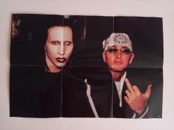 Eminem Poster / Çift taraflı /  Marilyn Manson poster