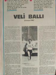 Milliyet Magazin Gazetesi - Veli Ballı Posteri - 26x38cm boyutundadır - Veli Ballı'nın bir maratoncu olarak en büyük özelliği inatçı ve sabırlı oluşu idi - Gazete tam değildir sadece poster kısmıdır - Tek yaprak arkalı önlüdür