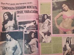 Pazar Haftalık Aktüalite Sinema Tiyatro Müzik ve Magazin Dergisi - 26 Temmuz 1968 - Sayı:618 - Selma Güneri - Yusuf Sezgin söylentileri yalanladı: - ''Fırtına dindi ve artık mutluyuz'' - ''Fırtına Balayı'' sona erdi ve Soydan'lar yuvalarına kavuştular - Hülya Selim - Melek Koçyiğit - Oya Peri geçte olsa kararını verdi: ''Sinemada istediğim noktaya ergeç varacağım'' - Birbiri ardına film çeviren Esen Püsküllü durmadan şişmanlıyor - Salih Güney - Zeynep Tedü - Bir zamanların ''Hızlı'' çapkını Salih Güney evlendikten sonra iyice uslandı - PURO Sabun Reklamı - Leyla Sayar'dan sonra Tülin Elgin'de dansöz oldu - Bebek davası Tamer Yiğit'i çok üzüyor - Figen Say - Pervin Par - Kartal Tibet - Sevda Nur'un ayakları kırıldı - Vahi Öz fotoğraf ve haberi - Tam Takım Dergi