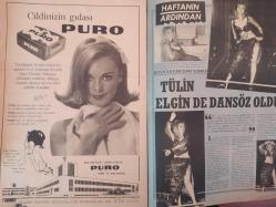 Pazar Haftalık Aktüalite Sinema Tiyatro Müzik ve Magazin Dergisi - 26 Temmuz 1968 - Sayı:618 - Selma Güneri - Yusuf Sezgin söylentileri yalanladı: - ''Fırtına dindi ve artık mutluyuz'' - ''Fırtına Balayı'' sona erdi ve Soydan'lar yuvalarına kavuştular - Hülya Selim - Melek Koçyiğit - Oya Peri geçte olsa kararını verdi: ''Sinemada istediğim noktaya ergeç varacağım'' - Birbiri ardına film çeviren Esen Püsküllü durmadan şişmanlıyor - Salih Güney - Zeynep Tedü - Bir zamanların ''Hızlı'' çapkını Salih Güney evlendikten sonra iyice uslandı - PURO Sabun Reklamı - Leyla Sayar'dan sonra Tülin Elgin'de dansöz oldu - Bebek davası Tamer Yiğit'i çok üzüyor - Figen Say - Pervin Par - Kartal Tibet - Sevda Nur'un ayakları kırıldı - Vahi Öz fotoğraf ve haberi - Tam Takım Dergi