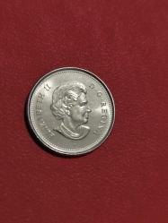 Kanada hatıra 5 Cent çil kondüsyondadır.