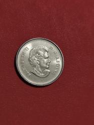Kanada hatıra 5 Cent çil kondüsyondadır.