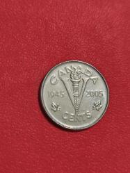 Kanada hatıra 5 Cent çil kondüsyondadır.