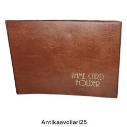 KARTVİZİTLİK 25 SAYFA 6 GÖZLÜ TOPLAM 150 ADET KAPASİTELİ KOLEKSİYONLUK SIFIR ÜRÜN