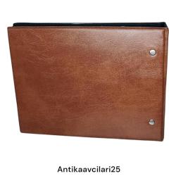 KARTVİZİTLİK 25 SAYFA 6 GÖZLÜ TOPLAM 150 ADET KAPASİTELİ KOLEKSİYONLUK SIFIR ÜRÜN