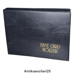 KARTVİZİTLİK 25 SAYFA 6 GÖZLÜ TOPLAM 150 ADET KAPASİTELİ KOLEKSİYONLUK SIFIR ÜRÜN