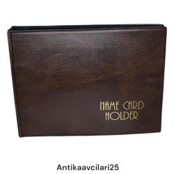 KARTVİZİTLİK 25 SAYFA 6 GÖZLÜ TOPLAM 150 ADET KAPASİTELİ KOLEKSİYONLUK SIFIR ÜRÜN