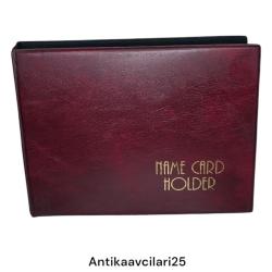 KARTVİZİTLİK 25 SAYFA 6 GÖZLÜ TOPLAM 150 ADET KAPASİTELİ KOLEKSİYONLUK SIFIR ÜRÜN