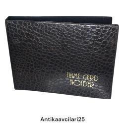 KARTVİZİTLİK 25 SAYFA 6 GÖZLÜ TOPLAM 150 ADET KAPASİTELİ KOLEKSİYONLUK SIFIR ÜRÜN