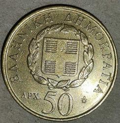 YUDNANİSTAN  1998  50  DRAHMİ HATIRA  Rigas Feraios'un Ölümünün 200. Yıldönümü