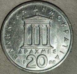 YUDNANİSTAN  1988  20 DRAHMİ