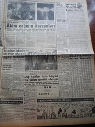 Milliyet Gazetesi - 8 Şubat 1961 - Kıbrıs'ta Siyasi Hava Çok Gergin - Haznedar Çiftliği Cinayeti Çözüldü - Taşlıtarla'daki 250 Evin Sahibi Kurtuldu - Adana'da Petrol Sahası Çok Zengin - Anayasa Komisyonu 15 Madde Daha Kabul Etti - Türkiye Radyoları Yedek Parça Sıkıntısı Çekiyor - Bugünkü Burç Falınız - Çetin Altan Köşe Yazısı - Santa Maria'ya Paraşütle Atlayan Gazeteci Gil Delamare Anlatıyor - Abdülcanbaz'ın Maceraları Çizgi Roman Çizen Turhan Selçuk - Dış Hatlar İçin Büyük Bir Yolcu Gemisi Alınıyor - Bir Rüzgar Esti Yazan Daniel Gray Yazı Dizisi - Cici Can Çizen Bedri - Sahne Aşkları Çizen Leonard Starr - Maruf Bey Çizen Martin - Boncuk Walt Disney - Demir Yumruk Çizen John C. Murphy - Johnny Hazard Çizen Frank Robbins - Cisco Kid Çizen Jose Salinas Rod Reed-  Kezban Filmi Başrolde Muhterem Nur Göksel Arsoy - Kulüpler Toto'dan Çekilmek Kararında - Galatasaray Kıbrıs'ta Son Maçını Yapıyor - Haftanın Ardından Yazan Gündüz Kılıç