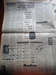 Milliyet Gazetesi - 14 Ocak 1961 - Siyasi Faaliyet Başladı - Ercüment Karacan Köşe Yazısı - 8 Sanık Daha Tahliye Edildi - Yüksek Adalwt Divanı - Ulvi Yenal Serbest Bırakıldı - Turhan Feyzioğlu Dün Tanıklık Yaptı - Osman Bölükbaşı Sürmenaj Oldu- CHP Ve Cumhuriyetçi Köylü Millet Partisi Genel İdare Kurulları Birer Toplantı Yaptı - İsmet İnönü'ye Şeref Beratı Verildi - Büyük Ses Yıldızı Müzeyyen Senar Kazablanka'da -  Çetin Altan Köşe Yazısı - Bulmaca - Hamiyet Yüceses Kazablanka'da - Abdülcanbaz'ın Maceraları Çizgi Roman Çizen Turhan Selçuk - Adana'da Yeni Bir Petrol Kuyusu Bulundu - Sahne Aşkları Çizen Leonard Starr - Boncuk Walt Disney - Demir Yumruk Çizen John C. murphy - Cisco Kid Çizen Jose Salinas Rod Reed- Tombik Çizen Trog - Basketbolda Kritik Maç Galatasaray Fenerbahçe - Ölüme Tuş Olan Şampiyon Yaşar Doğunun Hayatı Yazan Bedirhan Çınar Yazı Dizisi - Milli Ligin 2. Devresi Bugün Başlıyor