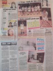 Güneş 2 Haftalık Aktüalite, Sinema ve Magazin Gazetesi - 23 Temmuz 1983 - Parası, pulu serveti var ama... Sağlığı yok... - Zeki Müren: ''Mutlu değilim'' diyor - Yeni kuşağın şöhretleri - Neye para harcıyorlar - Banu Alkan - Hülya Yiğitalp - Nilüfer - Güneş TV Radyo - Ümit Tokcan konseri - Çiğdem Kayacan - Emel Erdem - Aslı Alçıtepe - Müge Onat - Kızlar arasında gözde spor Tenis - Pirinç cevizi geçti - Sağlıklı Yaşam - DR. Selçuk Erez - Hayat Okulu - DR. Haydar Dümen - Çocuklar Büyüdü Fotoromanı - Yaprak Özdemiroğlu - Sadık Elmas - Gümgüm Çizgi Romanı - İşte Fotoroman - Müjdat Gezen - Perran Kutman - Can Borcu Fotoromanı - Hülya Yiğitalp - Tarık Tarcan - Özcan Özgür fotoğraf ve haberi - 4 Sayfalık Gazete