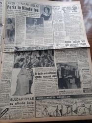 Milliyet Gazetesi - 30 Mayıs 1961 - Siyasi Faaliyet Haftaya Tamamen Serbest Oluyor - Sabık Bakanların Sorgusu Tamamlandı - Ethem Menderes'in Hatıra Defteri Adnan Menderes'i Yine Kızdırdı - Yümnü Üresin Öldü - Diyanet İşleri Bağımsız Oluyor - Hilton Otelinde Yine 70 Kişi Zehirlendi - Çetin Altan Köşe Yazısı - Ateşle Oynayan Kızlar Paris'in Nimfetleri - 27 Mayıs İnkılabı New York'ta Kutlandı - Abdülcanbaz'ın Maceraları Çizgi Roman Çizen Turhan Selçuk - Düşünen Makina Computer'ler Belki Bir Gün İnsanı Da Altedecek - Cici Can Çizen Bedri - Sahne Aşkları Çizen Leonard Starr - Boncuk Walt Disney - Maruf Bey Çizen Martin - Johnny Hazard Çizen Frank Robbins - Cisco Kid Çizen Jose Salinas Rod Reed- Milli Takımımız Dün Norveç'e Gitti - Boksör Fuat Birol Avrupa 3. Slaviç'i Yendi - Dünya Kupası Elemeleri - Milliyet Spor Toto Tahminleri - Futbol Federasyonu Başkanı Muhterem Özyurt - Milli Takım Antrenörü Sandro Puppo - Abdi İpekçi Güreşçilerle Beraber Fotoğraf