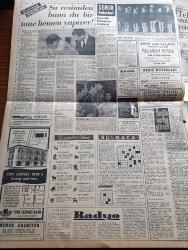 Milliyet Gazetesi - 5 Haziran 1961 - Buğdaya Zam Ekmeğe Tesir Etmiyor - Partilerin Kongreleri Hararetlendi - Viyana Konferansı Kapandı Kruşçev İle Kennedy Memnun Ayrıldı - Devlet Başkanı Cemal Gürsel Yuvarlak Masa Toplantısı Yapacak - İmtihana Girecek Üniversiteli Yedek Öğretmenlere 1 Hafta İzin Veriliyor - Galatasaray Lisesi Ana evi Pilav Günü - Bir Polis Atatürk'ün Resmine Ateş Etti - İstanbul Ankara Radyosu Programı - Bugünkü Burç Falınız - İstanbul'da Sinemalar Programı - Maliye Bakanı Kemal Kurdaş Paris'e Gitti - Abdülcanbaz'ın Maceraları Çizgi Roman Çizen Turhan Selçuk - İzmir'de 3 ekmek Fabrikası Yapılacak - Sahne Aşkları Çizen Leonard Starr - Cici Can Çizen Bedri - Maruf Bey Çizen Martin - Johnny Hazard Çizen Frank Robbins - Cisco Kid Çizen Jose Salinas Rod Reed- Allahlık Ali Bey Çizen Swan - Arçelik Buzdolabı - Dünya Serbest Güreş Şampiyonasında Hezimete Uğradık - Rus Başantrenörü Kaçalin Turgay Şeren'i Rusya'da Mağlup Etmek Güç Olacak - Gençlerbirliği Vefa'ya Da Mağlup Oldu
