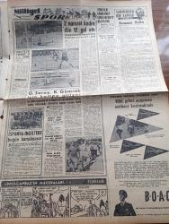 Milliyet Gazetesi - 26 Ekim 1960 - İlk Gizli Oturum Dün Yapıldı - 25 Dakika Süren Oturumda İki Milli Emniyet Müfettişi Dinlendi Athenagoras Aydınlatıcı Bir İfade Vermedi - Maliye Bakanı Ekrem Alican Da Dünkü Duruşmada 6 6 Eylül Olaylarını Anlattı - Düşükler Yassıada'da Filmi Gösteriliyor - Yedek Subay Kanunu Tadil Edilebilecek - Devlet Ve Hükümet Başkanı Cemal Gürsel Adalet Ne Derse O Olacak Dedi - Bugünkü Burç Falınız - Çetin Altan Köşe Yazısı - A Milli Takımı Beyoğluspor'u 4 0 Yendi - Galatasaray Karagümrük İçin Kampa Giriyor - Wembley Stadında İngiltere İspanya Maçı - Abdülcanbaz'ın Maceraları Çizgi Roman Çizen Turhan Selçuk - Yakut Gözlü Kedi Yazan Ümit Deniz Yazı Dizisi - Cici Can Çizen Bedri -  Sahne Aşkları Çizen Leonard Starr - Demir Yumruk Çizen John C. Murphy - Cisco Kid Çizen Jose Salinas Rod Reed- Tombik Çizen Trog - Bedri'nin Fırçasından Yassıada İntibaları - Halit Kıvanç Yassıada'dan Bildiriyor - Yüksek Adalet Divanındaki 11 Davanın Sırası Belli Oldu-  Adnan Menderes