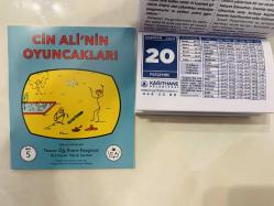 20 Haziran 2024 hediyelik orijinal Kağıthane Belediyesi takvim yaprağı (Cin Ali kitabı hediyeli:)