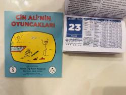 23 Haziran 2024 hediyelik orijinal Kağıthane Belediyesi takvim yaprağı (Cin Ali kitabı hediyeli:)