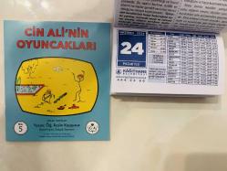 24 Haziran 2024 hediyelik orijinal Kağıthane Belediyesi takvim yaprağı (Cin Ali kitabı hediyeli:)