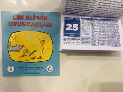 25 Haziran 2024 hediyelik orijinal Kağıthane Belediyesi takvim yaprağı (Cin Ali kitabı hediyeli:)