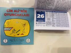 26 Haziran 2024 hediyelik orijinal Kağıthane Belediyesi takvim yaprağı (Cin Ali kitabı hediyeli:)