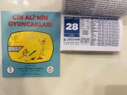 28 Haziran 2024 hediyelik orijinal Kağıthane Belediyesi takvim yaprağı (Cin Ali kitabı hediyeli:)