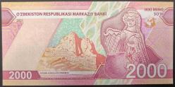 ÖZBEKİSTAN 2000 SOM ÇİL