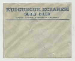 Efemera - KUZGUNCUK ECZANESİ / ŞEREF DİLER ESKİ BİR ZARF... - kitantik - kitaLog