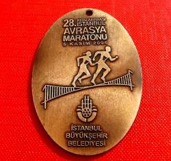 2006 Yılı 28.İstanbul Avrasya Maratonu Hatıra Madalya /3114
