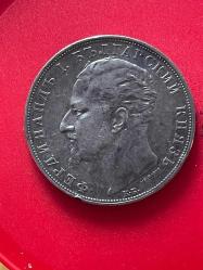 1894 BULGARİSTAN GÜMÜŞ 5 LEVA ÇİL ALTI KONDİSYONDA (NADİR)