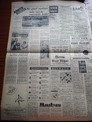 Milliyet Gazetesi - 10 Haziran 1961 - Milli Birlik Komitesi Üyesi Ve Ankara Kumandanı Cemal Madanoğlu İstifa Etti -  Kasım Gülek Meselesini Kurultay Halledecek CHP İl İdare Kurulu İstifasını Geri Aldı - Maslakta G.M.C. Uçuruma Yuvarlandı - Silahtarağa Elektrik Fabrikası Sabotaj Sanıklarından İkisi Tahliye Edildi - Celal Bayar Adnan Menderes ve Bakanlar Dün Hiç Konuşmadılar - Çetin Altan Köşe Yazısı - Bugünkü Burç Falınız - İstanbul Ankara Radyosu Programı - Yolun Yarısı Marilyn Monroe Yaş 35 - Abdülcanbaz'ın Maceraları Çizgi Roman Çizen Turhan Selçuk - Cici Can Çizen Bedri - Sahne Aşkları Çizen Leonard Starr - Maruf Bey Çizen Martin - Boncuk Walt Disney - Metin Oktay'ın Kampa Gece Yarısı Dönmesi Üzerine Federasyon Hannover'de Sert Bir Tebliğ Neşretti Nizamı Bozanlar Yurda Gönderilecek - Vali Kupası Bugün Açılıyor - Can Bartu Ve Metin Oktay'ın İtalya'ya Transferi Çok Yakın