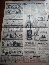 Milliyet Gazetesi - 10 Haziran 1961 - Milli Birlik Komitesi Üyesi Ve Ankara Kumandanı Cemal Madanoğlu İstifa Etti -  Kasım Gülek Meselesini Kurultay Halledecek CHP İl İdare Kurulu İstifasını Geri Aldı - Maslakta G.M.C. Uçuruma Yuvarlandı - Silahtarağa Elektrik Fabrikası Sabotaj Sanıklarından İkisi Tahliye Edildi - Celal Bayar Adnan Menderes ve Bakanlar Dün Hiç Konuşmadılar - Çetin Altan Köşe Yazısı - Bugünkü Burç Falınız - İstanbul Ankara Radyosu Programı - Yolun Yarısı Marilyn Monroe Yaş 35 - Abdülcanbaz'ın Maceraları Çizgi Roman Çizen Turhan Selçuk - Cici Can Çizen Bedri - Sahne Aşkları Çizen Leonard Starr - Maruf Bey Çizen Martin - Boncuk Walt Disney - Metin Oktay'ın Kampa Gece Yarısı Dönmesi Üzerine Federasyon Hannover'de Sert Bir Tebliğ Neşretti Nizamı Bozanlar Yurda Gönderilecek - Vali Kupası Bugün Açılıyor - Can Bartu Ve Metin Oktay'ın İtalya'ya Transferi Çok Yakın