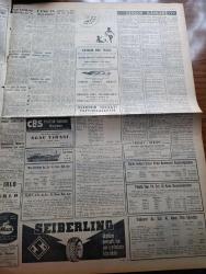 Milliyet Gazetesi - 24 Haziran 1961 - Abdi İpekçi Kore'den Bildiriyor - General Çang'ın Milliyet'e Beyanatı - Milli Birlik Komitesi Bürosu Başkanı Kurmay Binbaşı Ali Armağan Seçimler Davalar Bitmeden Yapılamaz - Samet Ağaoğlu İle Bedii Faik Dün Mahkemede Tartıştı - Parti Mücadelesi Tekrar Şiddetlendi - Başkan Cemal Gürsel Ankara'ya Döndü - İsmet İnönü Radyoda Siyasi Konuşma Yapacak - Kadıköy Vapur iskelesine Turnike Konuyor - Bugünkü Burç Falınız - Hamiyet Yüceses Baltalimanı Belvü'de - Muzaffer Akgün Baltalimanı Belvü'de -  Paris'te Gençlik Çıldırdı Bilanço 5 Kişi Hastahaneye 85 Kişi Hapishaneye - Gönül Yazar Baltalimanı Belvü'de - Abdülcanbaz'ın Maceraları Çizgi Roman Çizen Turhan Selçuk - Adnan Şenses Baltalimanı Belvü'de - Maruf Bey Çizen Martin - Demir Yumruk Çizen John C. Murphy - Tombik Çizen Trog - Allahlık Ali Bey Çizen Swan - Gel Sevişelim Yazan Matthew Andrews Yazı Dizisi - Galatasaray İstanbulspor Maçı - Fenerbahçe Beykoz Maçı - Metin Oktay'ın Transferine İzin