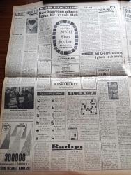 Milliyet Gazetesi - 16 Nisan 1961 - Bina Ve Arazi Vergisinde İndirimi Milli Birlik Komitesi Çok Buldu - Rusya'da Aya Gidecek Gemiler Hazırlanıyor - Feza Adamı Gagarin 1000 Gazeteciye İntibalarını Anlattı - Rehindeki Altınlarımızın Bir Kısmı Kurtarıldı - Maliye Bakanı Kemal Kurdaş Zayıf Bankaların Tasfiyesi Durduruldu - CHP Genel Başkanı İsmet İnönü Kadınlara Mesaj Gönderdi - İstanbul Olayı Tanıkları Bitti - Gagarin'in Feza Seyahatine Ait İlk Resim Dün Basına Verilmiştir - Cemiyet Haberleri Yazan Leyla Erduran - Bugünkü Burç Falınız - Çetin Altan Köşe Yazısı - İstanbul'da 8 Ekmek Fabrikası Kuruluyor - Abdülcanbaz'ın Maceraları Çizgi Roman Çizen Turhan Selçuk - Türkiye'ye 2500 Kilo Uranyum Yakıtı Verildi - Halit Kıvanç Köşe Yazısı - Johnny Hazard Çizen Frank Robbins - Allahlık Ali Bey Çizen Swan - Hayır Doktor Hayır Yazan Margueritte Lees Yazı Dizisi - Bakırköy'de 74 Torun Sahibi Olan 110 luk Bir Kadın Nesso Nine Yaşıyor - Londra'da İç Çamaşırları Defilesi - Galatasaray Karşısında Beykoz