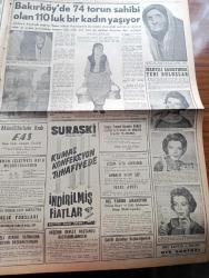 Milliyet Gazetesi - 16 Nisan 1961 - Bina Ve Arazi Vergisinde İndirimi Milli Birlik Komitesi Çok Buldu - Rusya'da Aya Gidecek Gemiler Hazırlanıyor - Feza Adamı Gagarin 1000 Gazeteciye İntibalarını Anlattı - Rehindeki Altınlarımızın Bir Kısmı Kurtarıldı - Maliye Bakanı Kemal Kurdaş Zayıf Bankaların Tasfiyesi Durduruldu - CHP Genel Başkanı İsmet İnönü Kadınlara Mesaj Gönderdi - İstanbul Olayı Tanıkları Bitti - Gagarin'in Feza Seyahatine Ait İlk Resim Dün Basına Verilmiştir - Cemiyet Haberleri Yazan Leyla Erduran - Bugünkü Burç Falınız - Çetin Altan Köşe Yazısı - İstanbul'da 8 Ekmek Fabrikası Kuruluyor - Abdülcanbaz'ın Maceraları Çizgi Roman Çizen Turhan Selçuk - Türkiye'ye 2500 Kilo Uranyum Yakıtı Verildi - Halit Kıvanç Köşe Yazısı - Johnny Hazard Çizen Frank Robbins - Allahlık Ali Bey Çizen Swan - Hayır Doktor Hayır Yazan Margueritte Lees Yazı Dizisi - Bakırköy'de 74 Torun Sahibi Olan 110 luk Bir Kadın Nesso Nine Yaşıyor - Londra'da İç Çamaşırları Defilesi - Galatasaray Karşısında Beykoz