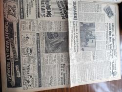 Milliyet Gazetesi - 17 Nisan 1961 - İstimlak Davası Bugün Başlıyor - 10 Sanık Arasında Adnan Menderes Haluk Şaman Emin Kalafat Ve Ethem Yetkiner Var - NATO Her Zamanki Gibi Kuvvetlidir - Devlet Ve Hükümet Başkanı Cemal Gürsel İnsanlığın Fezayı Fethedişini Takdirle Karşıladı - 147'ler Adına Yeni Bir Açıklama Yapıldı - 147'lerden Profesör Zeki Zeren Cumhuriyet Halk Partisine Giriyor - Ekrem Alican CHP Hırçınlaşıyor - Emekli Subayların Kurduğu Eminsu Derneği - Kadıköy İskelesindeki Turnikelerden İlk Günde 40 Bin Vapur Yolcusu Geçti - Adliyesi 10 Kilometre Uzakta Olan Kaza Eyüp - Abdülcanbaz'ın Maceraları Çizgi Roman Çizen Turhan Selçuk - Küba'nın Bombardımanı Birleşmiş Milletler'de Görüşüldü - Allahlık Ali Bey Çizen Swan - Maruf Bey Çizen Martin - Boncuk Walt Disney - Sahne Aşkları Çizen Leonard Starr - Can Bartu'nun Şahane Oyunu Ve Fenerbahçe İstanbulspor Karşısında Galip - Alfredo Di Stefano'nun Hayatı -  Karşıyaka Karagümrük'e Şans Tanımadı - Spor Toto Neticeleri - Milli Ligde Puan