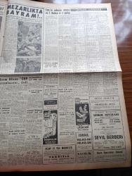 Milliyet Gazetesi - 17 Nisan 1961 - İstimlak Davası Bugün Başlıyor - 10 Sanık Arasında Adnan Menderes Haluk Şaman Emin Kalafat Ve Ethem Yetkiner Var - NATO Her Zamanki Gibi Kuvvetlidir - Devlet Ve Hükümet Başkanı Cemal Gürsel İnsanlığın Fezayı Fethedişini Takdirle Karşıladı - 147'ler Adına Yeni Bir Açıklama Yapıldı - 147'lerden Profesör Zeki Zeren Cumhuriyet Halk Partisine Giriyor - Ekrem Alican CHP Hırçınlaşıyor - Emekli Subayların Kurduğu Eminsu Derneği - Kadıköy İskelesindeki Turnikelerden İlk Günde 40 Bin Vapur Yolcusu Geçti - Adliyesi 10 Kilometre Uzakta Olan Kaza Eyüp - Abdülcanbaz'ın Maceraları Çizgi Roman Çizen Turhan Selçuk - Küba'nın Bombardımanı Birleşmiş Milletler'de Görüşüldü - Allahlık Ali Bey Çizen Swan - Maruf Bey Çizen Martin - Boncuk Walt Disney - Sahne Aşkları Çizen Leonard Starr - Can Bartu'nun Şahane Oyunu Ve Fenerbahçe İstanbulspor Karşısında Galip - Alfredo Di Stefano'nun Hayatı -  Karşıyaka Karagümrük'e Şans Tanımadı - Spor Toto Neticeleri - Milli Ligde Puan
