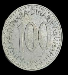 Yugoslavya 1986 100 Dinar Çil