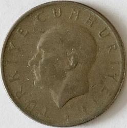 Türkiye Cumhuriyeti  1957 Yılı 1 Lira 7702