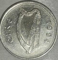 İRLANDA 1994  10 PENCE