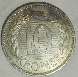 DANİMARKA 1979  10 KRONER