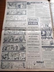 Milliyet Gazetesi - 1 Mayıs 1961 - Kartal'da Kurtalan Ekspresine Bindiren Banliyö Treninin 4 Vagonu Birbirine Geçti 14 Ölü 44 Yolcu Yaralı - Tren Kazası Fotoğraf - Tren Kazasında Ölenler - Trenin İkinci Vagonunda Bulunan Feriköy Hürriyet Ateşi Gençlik Kulübü - Abdi İpekçi Köşe Yazısı - Yuvarlak Masa Toplantısına Yazan Çetin Altan - Denizcilik Bankasının Sus Gemisi Tamir İçin 3 Yıldır Bekliyor - DYO Boya - Ayın Adamı Yahudi Kasabı Adolf Eichmann - Ayın Olayı Yuri Gagarin'in Fezaya Gidişi - Ayın Diğer Olayları Küba Harekatı Ve Cezayir'deki İsyan - Maruf Bey Çizen Martin - Cisco Kid Çizen Jose Salinas Rod Reed-- Tombik Çizen Trog - İtfaiyesi Olmayan Tunceli'nin Çarşısı Dün Tamamen Yandı - Milli Birlik Komitesi Osman Köksal Devrime Leke Sürenlere İhtarda Bulundu - Basketbol Milli Takımımız Çekleri 77 70 Mağlup Etti - Galatasaray Recep Adanır'ın Golü İle Galip Geldi - Spor Toto Neticeleri - Beşiktaş 1 Altınordu 0 - Beykoz İzmir'den 3  Puanla Dönüyor - Milli Ligde Puan Cetveli
