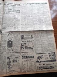 Milliyet Gazetesi - 1 Mayıs 1961 - Kartal'da Kurtalan Ekspresine Bindiren Banliyö Treninin 4 Vagonu Birbirine Geçti 14 Ölü 44 Yolcu Yaralı - Tren Kazası Fotoğraf - Tren Kazasında Ölenler - Trenin İkinci Vagonunda Bulunan Feriköy Hürriyet Ateşi Gençlik Kulübü - Abdi İpekçi Köşe Yazısı - Yuvarlak Masa Toplantısına Yazan Çetin Altan - Denizcilik Bankasının Sus Gemisi Tamir İçin 3 Yıldır Bekliyor - DYO Boya - Ayın Adamı Yahudi Kasabı Adolf Eichmann - Ayın Olayı Yuri Gagarin'in Fezaya Gidişi - Ayın Diğer Olayları Küba Harekatı Ve Cezayir'deki İsyan - Maruf Bey Çizen Martin - Cisco Kid Çizen Jose Salinas Rod Reed-- Tombik Çizen Trog - İtfaiyesi Olmayan Tunceli'nin Çarşısı Dün Tamamen Yandı - Milli Birlik Komitesi Osman Köksal Devrime Leke Sürenlere İhtarda Bulundu - Basketbol Milli Takımımız Çekleri 77 70 Mağlup Etti - Galatasaray Recep Adanır'ın Golü İle Galip Geldi - Spor Toto Neticeleri - Beşiktaş 1 Altınordu 0 - Beykoz İzmir'den 3  Puanla Dönüyor - Milli Ligde Puan Cetveli