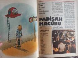 Erkekçe Aylık Aktüalite Sinema Tiyatro Müzik ve Magazin Dergisi  - Eylül 1981 - Sydne Rome - Geçen Sayılar - Bu Sayı - Kokteyl - Sizin İçin - Galatasaray'da İşler Yine Karışık - Dr. Refet Kayserilioğlu - Cenk Koray - Türkiye'de Sağlık Politikası ''Politikasızlık'' - Padişah Macunu - Sibel Egemen - Şehnaz - Uykusuzluk - Çözmeniz Gereken Kadın Sorunları - Pahalıkla Bireysel Savaş - Sağlığa Deyip Kadeh Kaldıranlara - Dünya Neler İçiyor? - Çiftler ve Burçlar - Alain Delon - Bir Güzel Duygu Çiçek Bir Güzel Meslek Çiçekçilik - Görünmeyen Parmaklıklar - Beni Kuğu Yapınız - .... Ve Sonra - Tarihin Coğrafi Merkezi - Marianne - Anais Nin - Sylvia Krystel - Lady Chatterley - Tavla - Neşeli Fıkralar - Erkekçe Tavsiyeler - Müjde Ar - Ali Uras - İnsanlık Tarihi ile Yaşıt Bir Mısır Çarşısı Mamulü - Aranan Erkek Olabilirsiniz fotoğraf ve haberi - Tam Takım Dergi