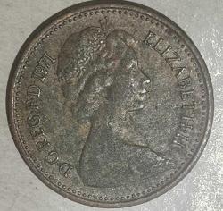 İNGİLTERE 1971   1/2  FARTHING