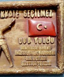 ÇANAKKALE GEÇİLMEZ DUVAR PANOSU