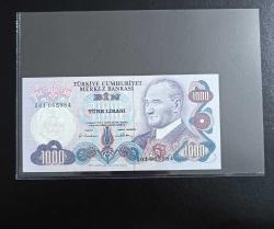 6.EMİSYON ÇOK NADİR A01 SERİSİ 1000 LİRA ÇİL KONDİSYONDA